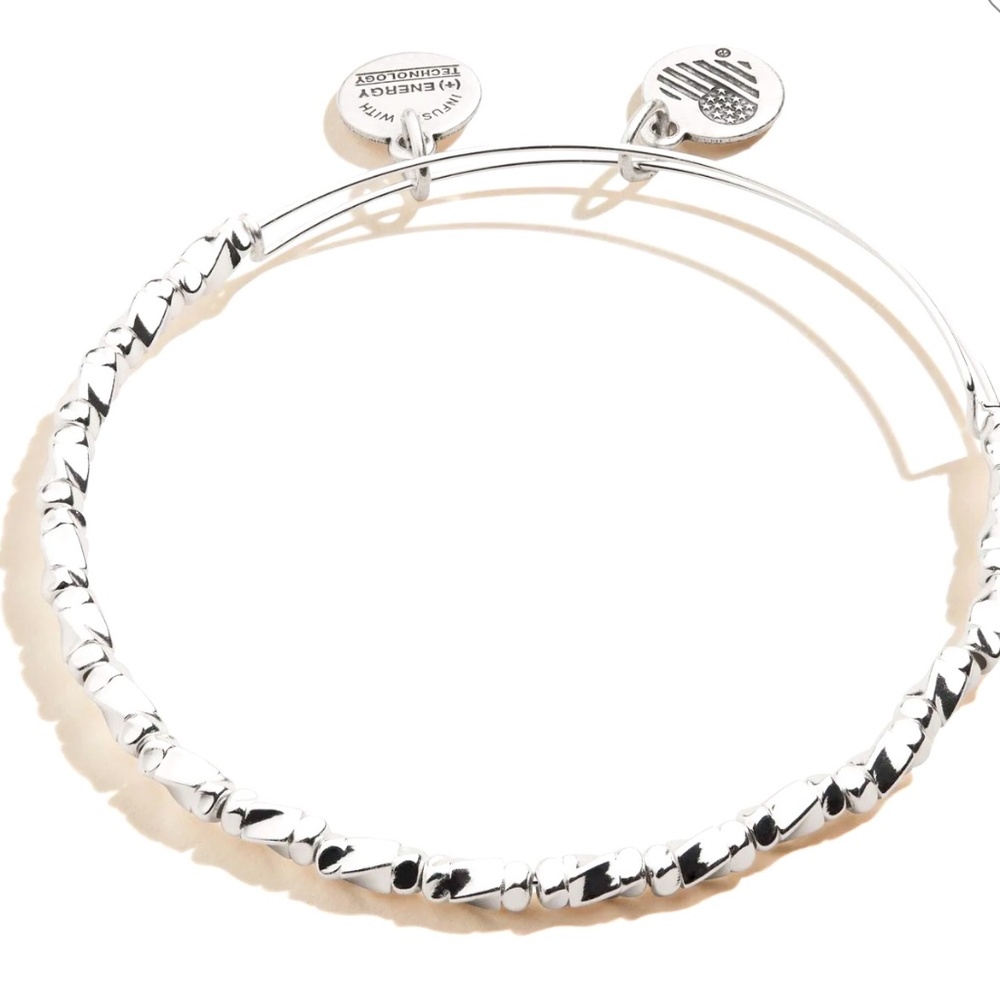 Alex and Ani Rocker Beaded Bangle - Picture 2 of 7